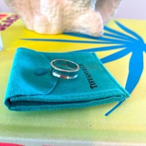 Tiffany & Co Authentic silver 1837 ring size 6